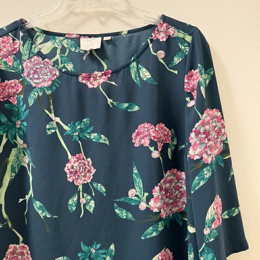 Anthropologie HD in Paris Eira Floral Blouse - Size 4 - Picture 2 of 5